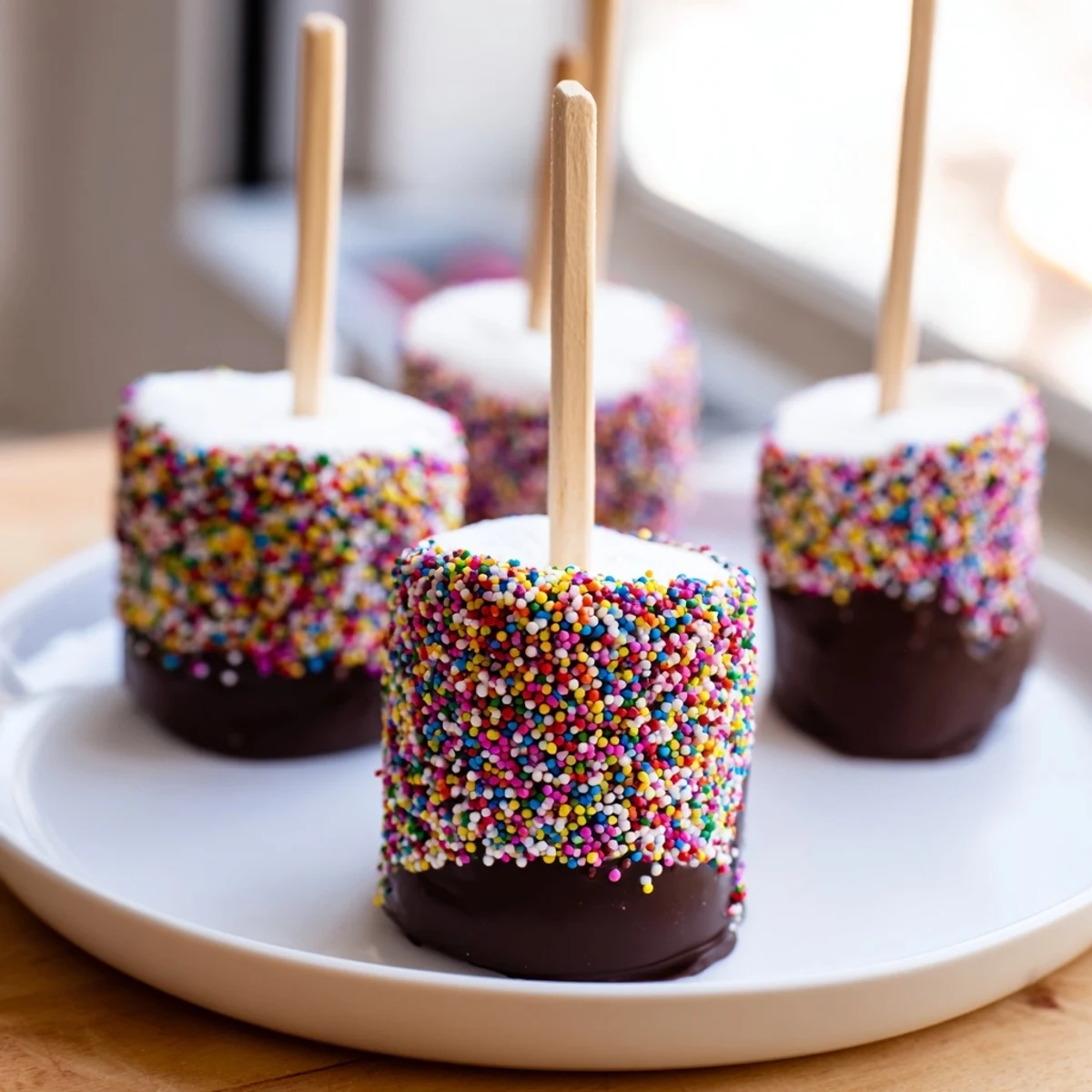 Dipped Marshmallows Sprinkles