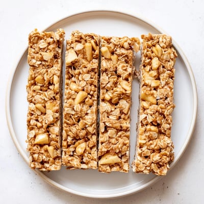 Apple Peanut Butter Granola Bars