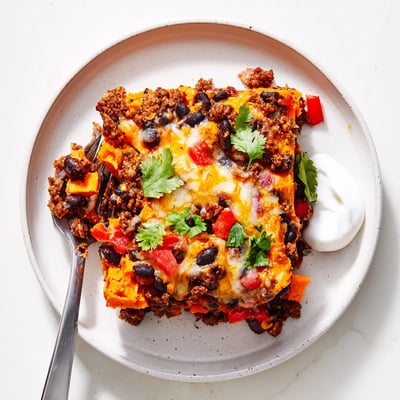 Sweet Potato Turkey Bean Bake